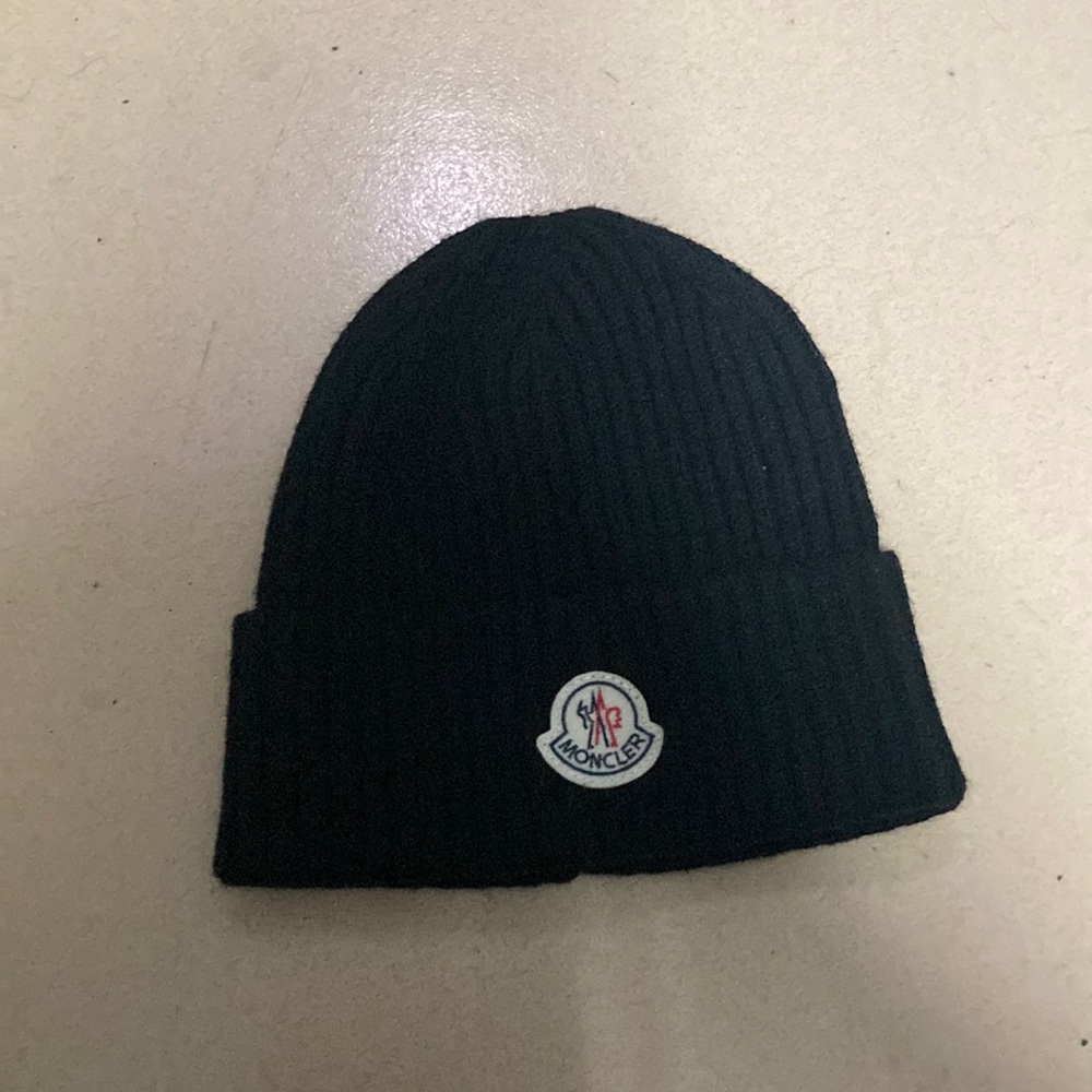 Moncler Black Beanie
